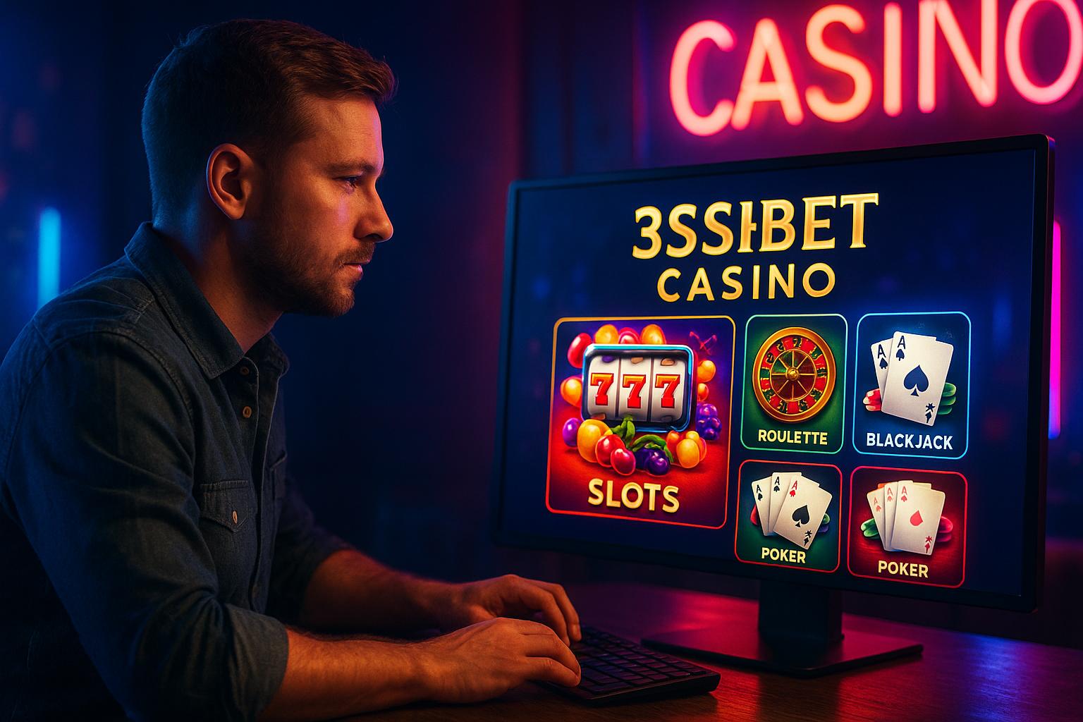 Jogos de cassino online inovadores e emocionantes na 3SSBET